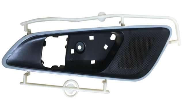 Two-shot automotive trim part